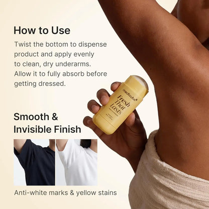 Vanilla pistachio scented aluminum-free deodorant